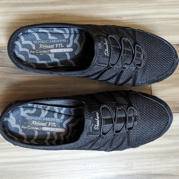 Skechers Women's Relaxed Fit Slip on Sneaker Open Back Sneaker - Black S… - Picture 2 of 10